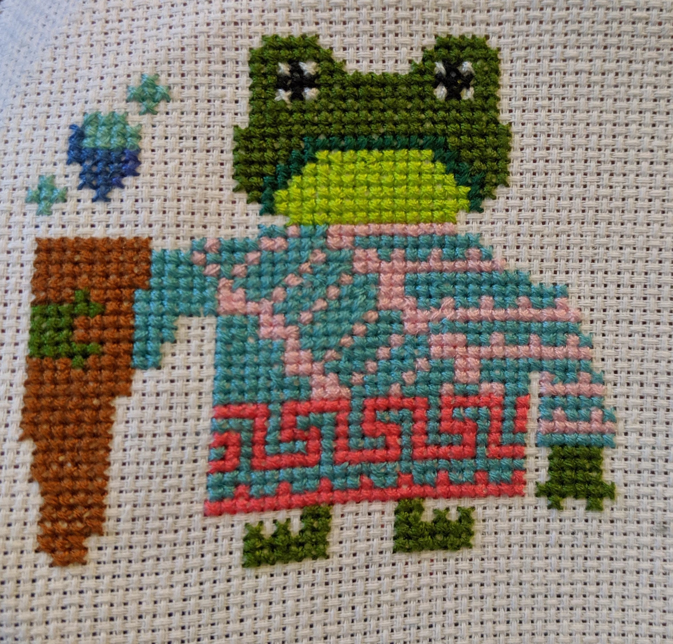 Frog Cross Stitch